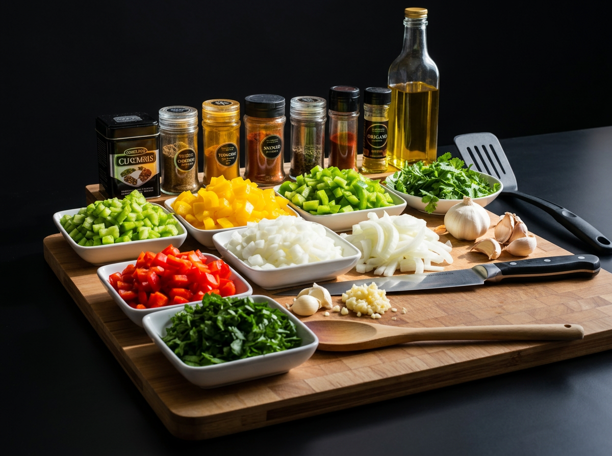 EMP Cooking with Ease on a black background
