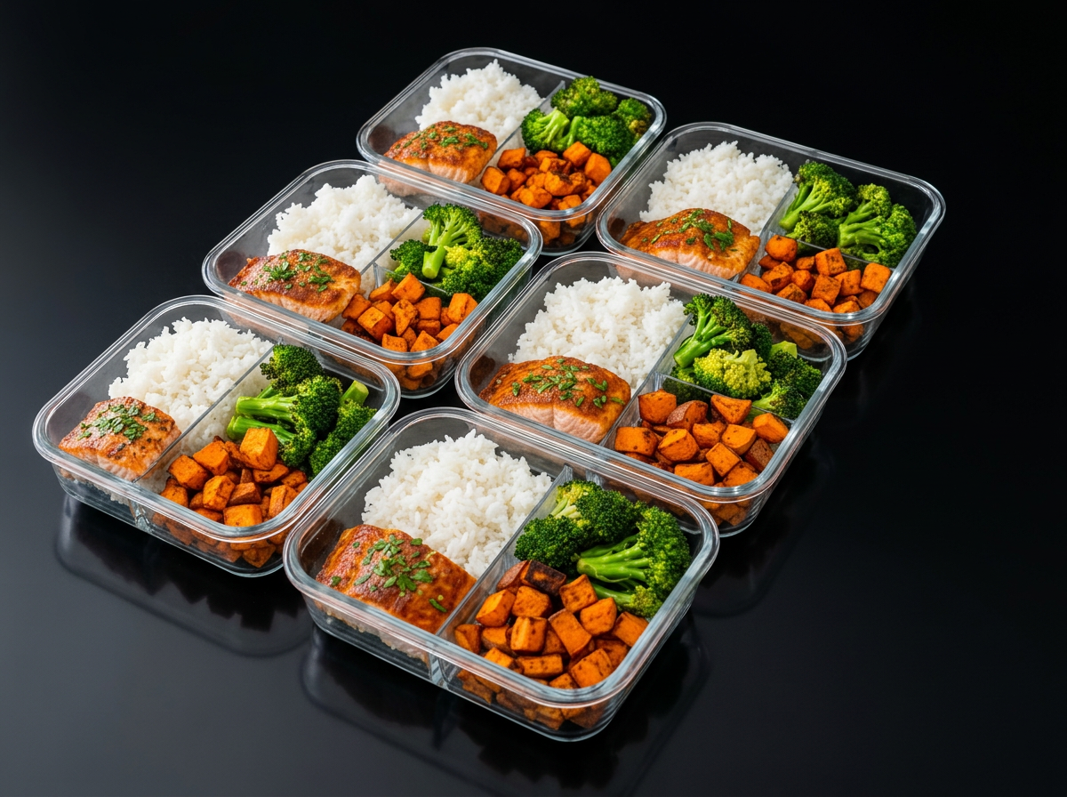 EMP Ready Meals on a black background